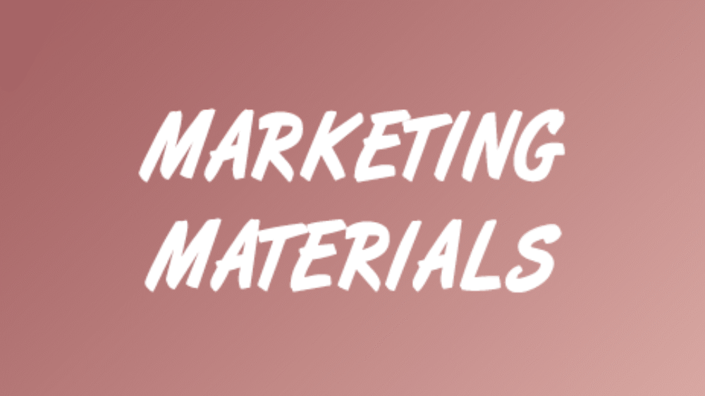 MARKETINGMATERIALScover